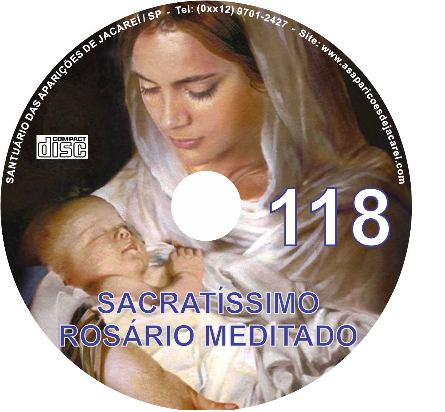 CD Rosário Meditado 118 CD Rosário Meditado 118